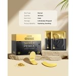 Maskiss 30-Pairs 24K Gold Under Eye Patches, Eye Mask, Eye Patches for Puffy Eyes, Eye Masks for Dark Circles and Puffiness, Collagen Skin Care Products - Image 2