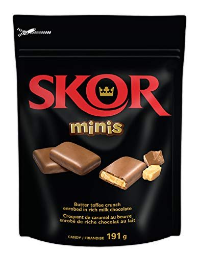 41Z2UczHIgL.jpg SKOR Chocolate Candy Bars with Buttered Toffee, Minis, 191 Gram - Image 1