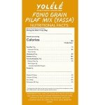 Yolélé Fonio Grain Pilaf Mix African Supergrain Ancient Grains Organic Gluten-Free Non GMO Vegan Protein Fiber Super Food Paleo-Friendly Rice Alternative, Yassa Onion, Lime, and Chili 2-Pack - Image 4