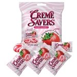 CREME SAVERS | Classic Original Individally Wrapped, Strawberries and Creme and Orange and Creme Hard Candy | 4 - PACK Variety & Sameday Shippers Card| - Image 4