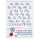 D'Nealian Chart Tablet, 24"X32", Manuscript, 25 Sheets