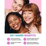 Maree Eye Gel Pads - Reduce Wrinkles, Puffy Eyes, Dark Circles, Eye Bags - Natural Marine Collagen Eye Gels with Hyaluronic HA - Anti Aging Eye Mask Patches & Face Moisturizer - Image 4