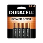 Duracell Coppertop Double AA Batteries with Power Boost Ingredients, 4 Count (Pack of 1) Long-lasting Alkaline Double AA Battery for Household and Office Devices - Image 2
