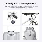 UGREEN FineTrack Air Tracker Tags (iOS Only) 4 Pack, 2-Year Replaceable Battery Bluetooth Tracker Compatible with Apple Find My, Item Finder Smart Tag for Keys, Luggage - [Apple Find My Certified]