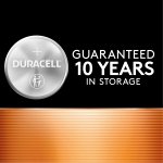 Duracell 2032 Lithium Battery, 8 Count (Pack of 1), Child Safety Features, Compatible with Key Fob, Tea Light Candles and Other Devices, CR2032 Battery