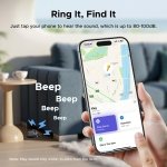 UGREEN FineTrack Air Tracker Tags (iOS Only) 4 Pack, 2-Year Replaceable Battery Bluetooth Tracker Compatible with Apple Find My, Item Finder Smart Tag for Keys, Luggage - [Apple Find My Certified] - Image 5