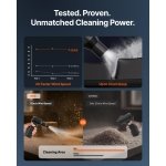 ZOAIVR Compressed Air Duster, 130,000RPM Ultra-Powerful Cordless Electric Air Duster with 8000mAh Rechargeable Battery, 4-Gear Adjustable Air Blower for Keyboard, Computer, Car, Home Cleaning