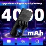 R36MAX Retro Handheld Game Console, Retro Gaming Console with 64G Built-in 18000+ Classic Games, 4.0 Inch 720x720 IPS Screen, Portable Handheld Linux System, 4000mAh Battery (Black) - Image 6