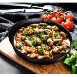 Utopia Kitchen Pre Seasoned Cast Iron Skillet 3 Piece, Cast Iron Grill Pan, Frying Pans, Saute Fry Pan, Cast Iron Set (Black) - Image 3